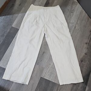 ANTONIO MELANI Light Blue and White Label Detail Blouse